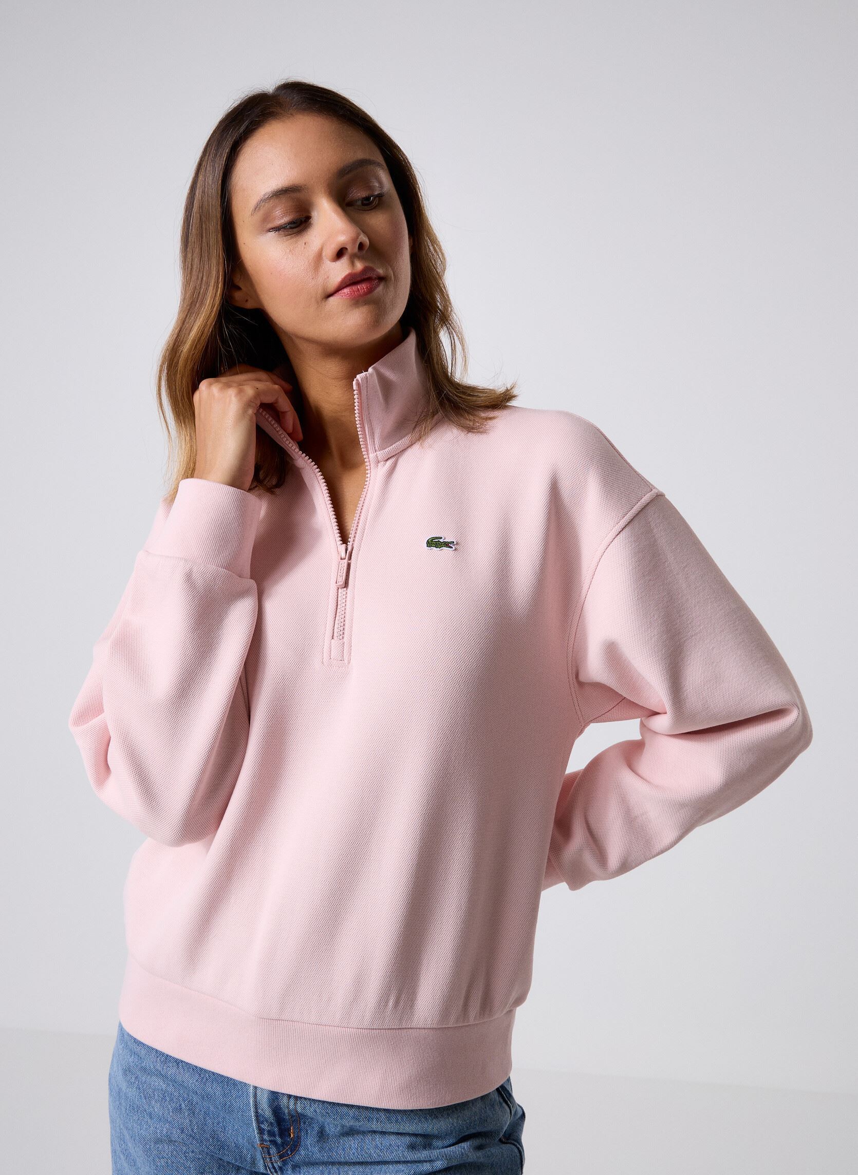 Vêtements Lacoste Sweatshirt Col Montant SF5271 pour Accessoires - vue 2