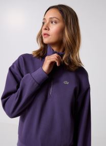 Sweats zippés Sweatshirt Col Montant SF5271 femme rose
