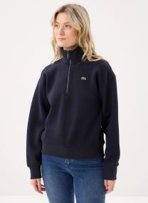 Sweats zippés Sweatshirt Col Montant SF5271 femme rose