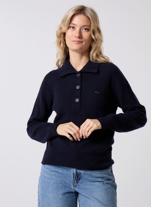 Lacoste Pulls Pull AF4010 femme bleu