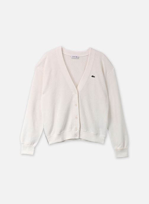 Lacoste Gilets Gilet AF4143 femme blanc