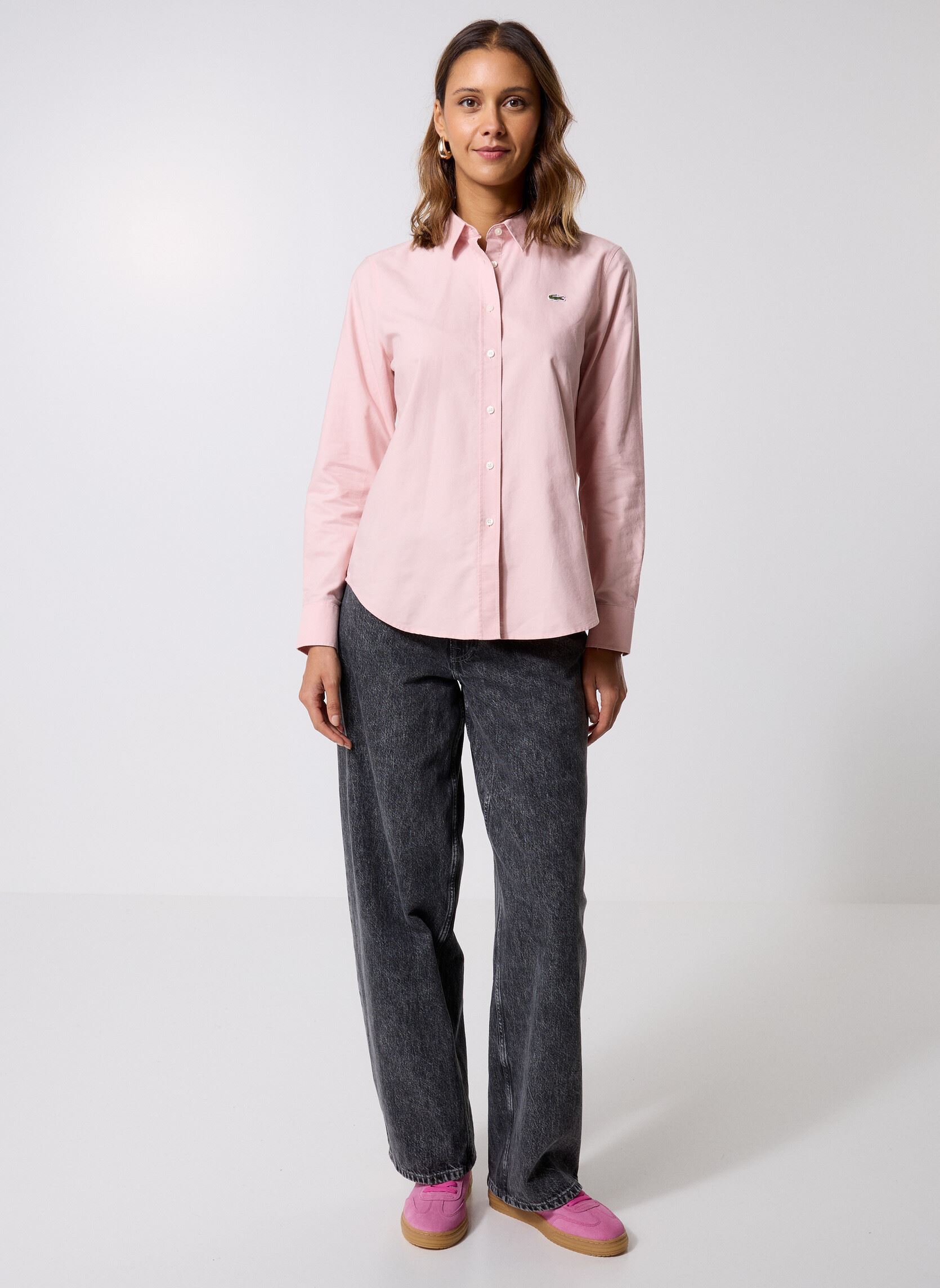 Lange mouw overhemden Chemise CF2721 dames roze Lacoste Lange mouw overhemden Chemise CF2721 dames roze NIDUS
