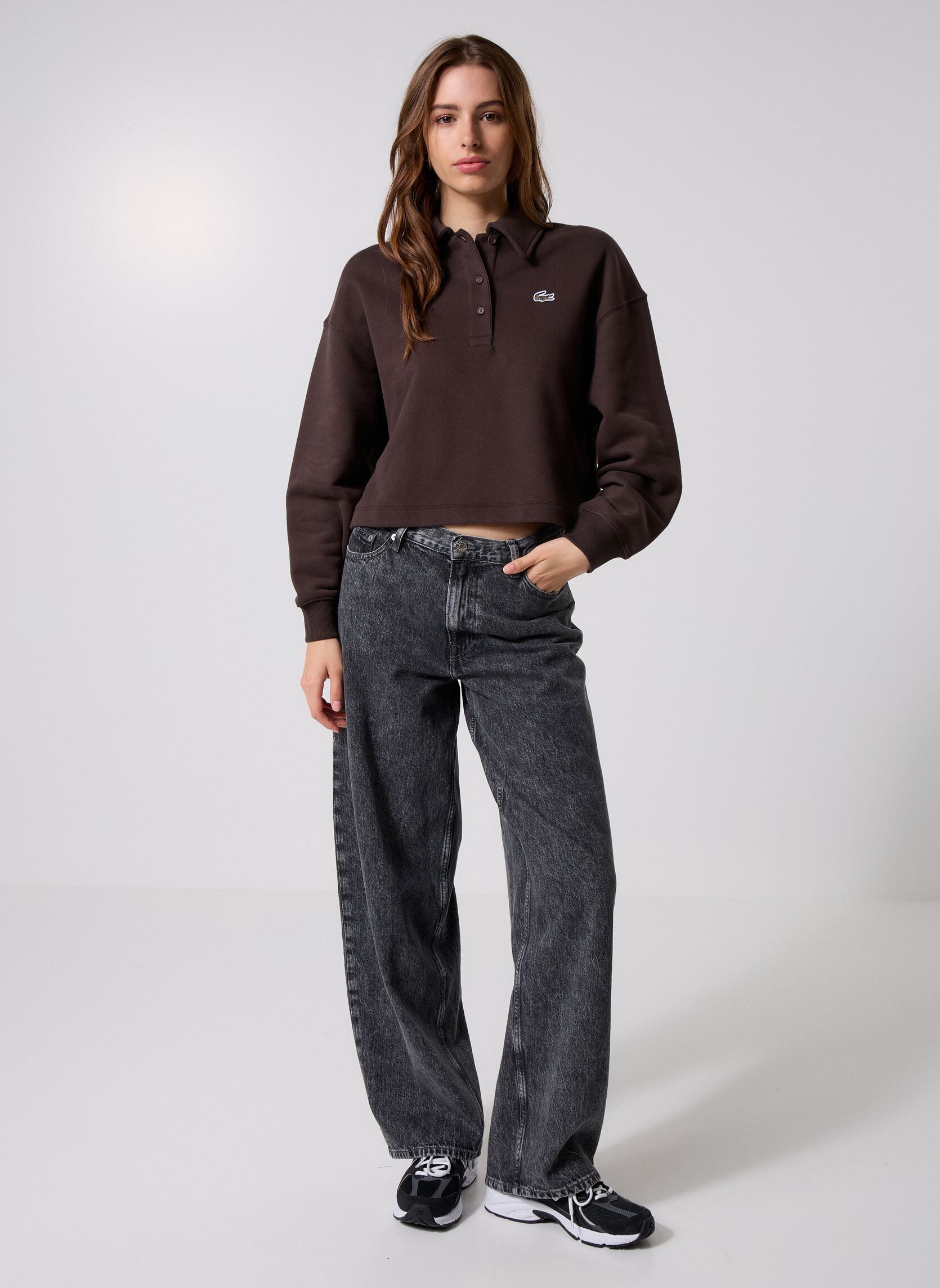 Sweaters met rits Sweatshirt Col Montant SF5275 dames bordeaux Lacoste Sweaters met rits Sweatshirt Col Montant SF5275 dames bordeaux PORTO