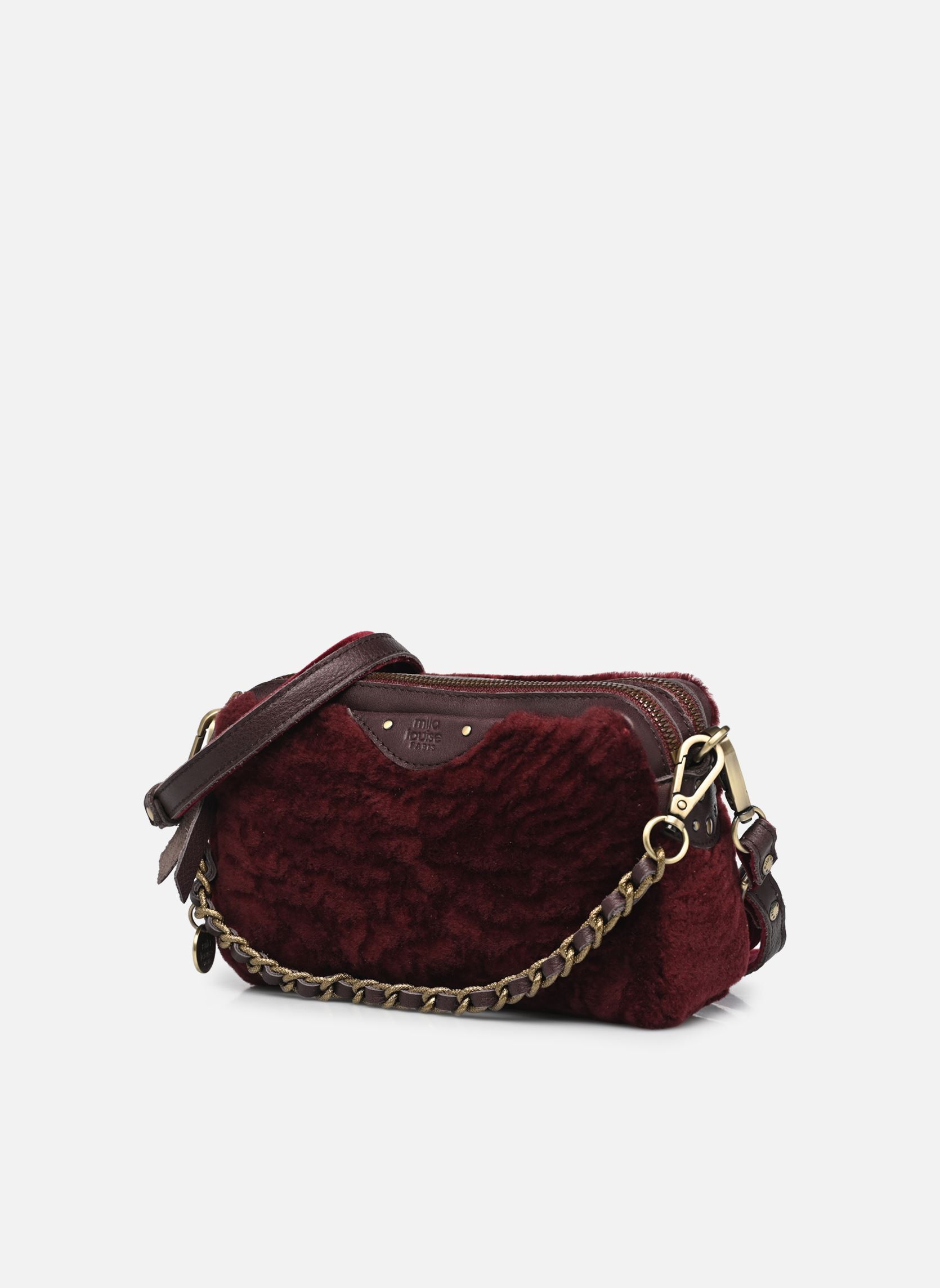 Umhängetaschen Mama Xs Fu damen bordeaux Mila Louise Umhängetaschen Mama Xs Fu damen bordeaux POURPRE