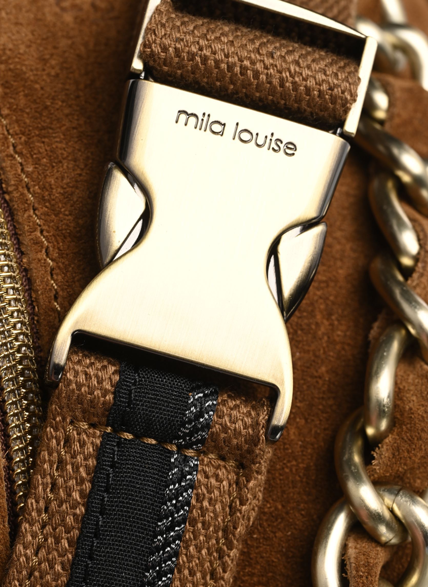 Banana Bag PETRA V damen braun Mila Louise Banana Bag PETRA V damen braun OCRE DARK