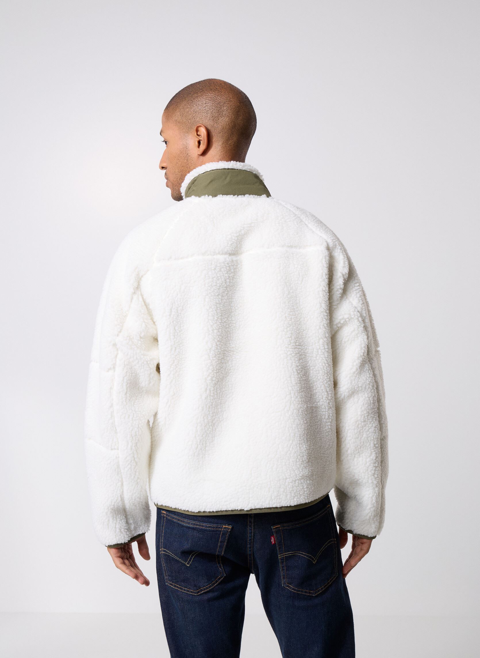 Fleece-Jacken Polaire BH5908 herren weiß Lacoste Fleece-Jacken Polaire BH5908 herren weiß FARINE / OLIVE 06Y
