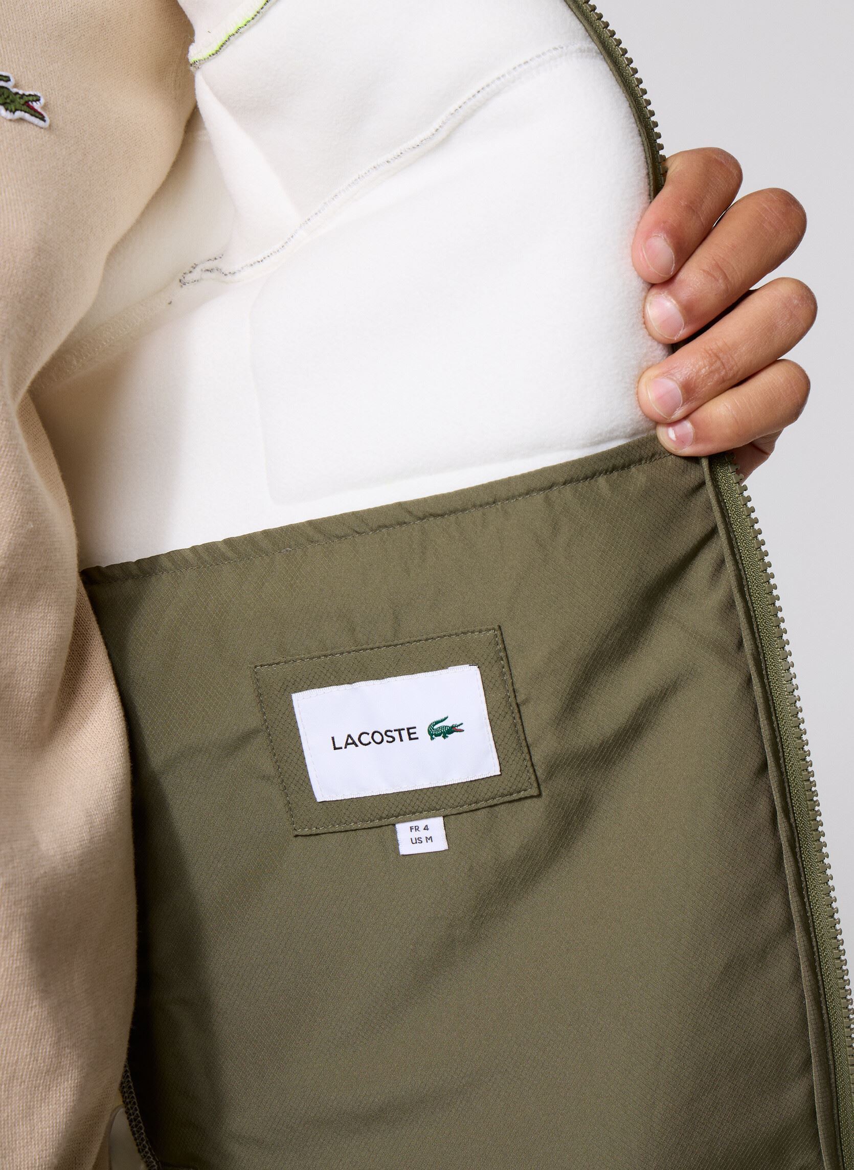 Fleece-Jacken Polaire BH5908 herren weiß Lacoste Fleece-Jacken Polaire BH5908 herren weiß FARINE / OLIVE 06Y