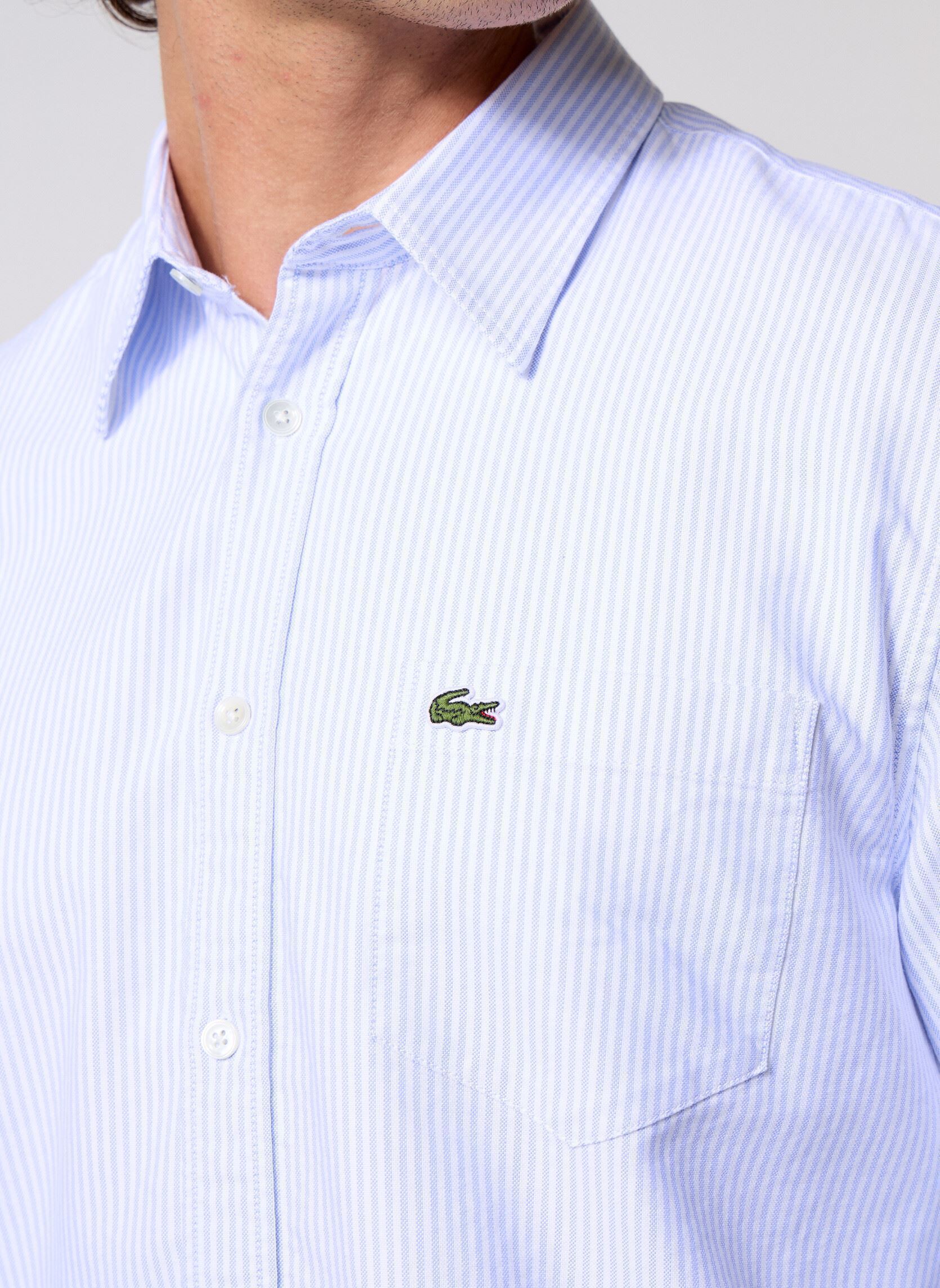 Chemises Chemise CH5625 homme bleu Lacoste Chemises Chemise CH5625 homme bleu PANORAMA / BLANC