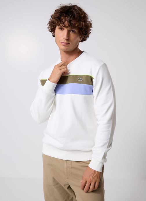 Lacoste Sweatshirts Sweaters SH5498 herren weiß