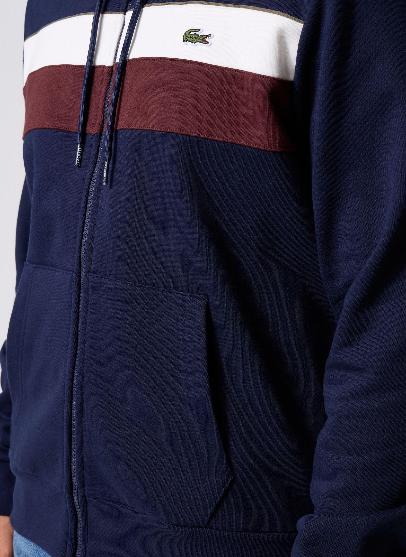 Sweaters met rits Sweat Zippe SH5913 heren blauw Lacoste Sweaters met rits Sweat Zippe SH5913 heren blauw MARINE / FARINE