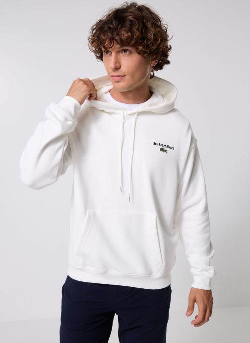 Lacoste Sweats à capuche Sweaters SH5947 homme blanc