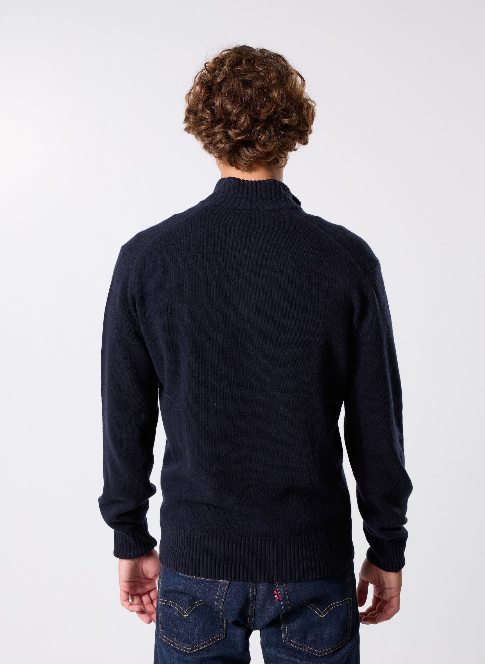 Truien Pull Demi-Zip AH3052 heren blauw Lacoste Truien Pull Demi-Zip AH3052 heren blauw MARINE