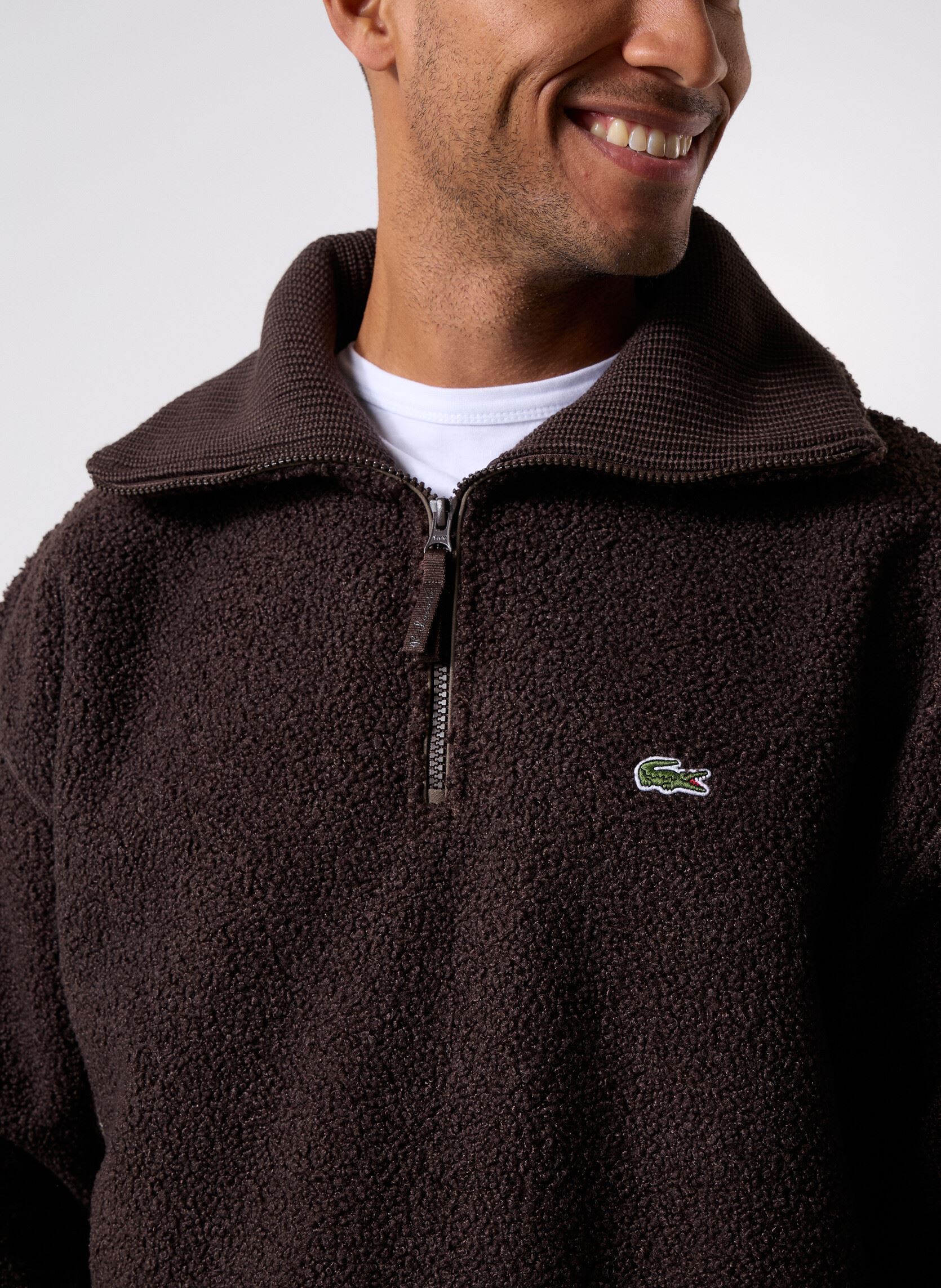 Sweatshirts mit Reißverschluss Sweaters Polaire SH5500 herren braun Lacoste Sweatshirts mit Reißverschluss Sweaters Polaire SH5500 herren braun PORTO