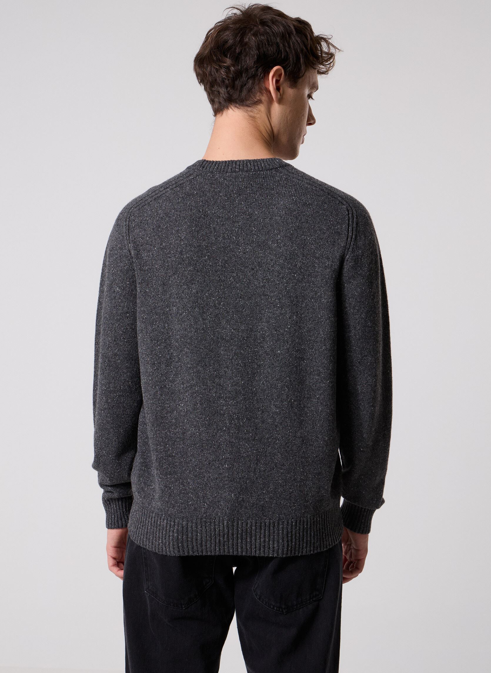Pulls Pull Col Rond AH5173 homme gris Lacoste Pulls Pull Col Rond AH5173 homme gris BITUME NEPS