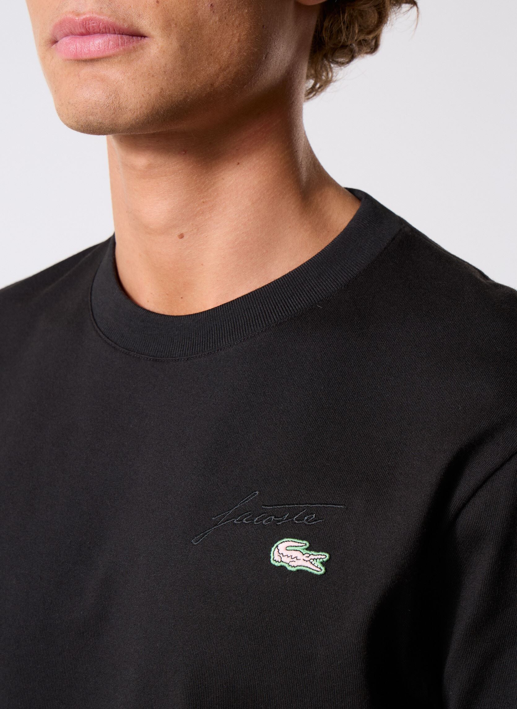 Kurzarm-T-Shirts T-Shirt TH5492 herren schwarz Lacoste Kurzarm-T-Shirts T-Shirt TH5492 herren schwarz NOIR