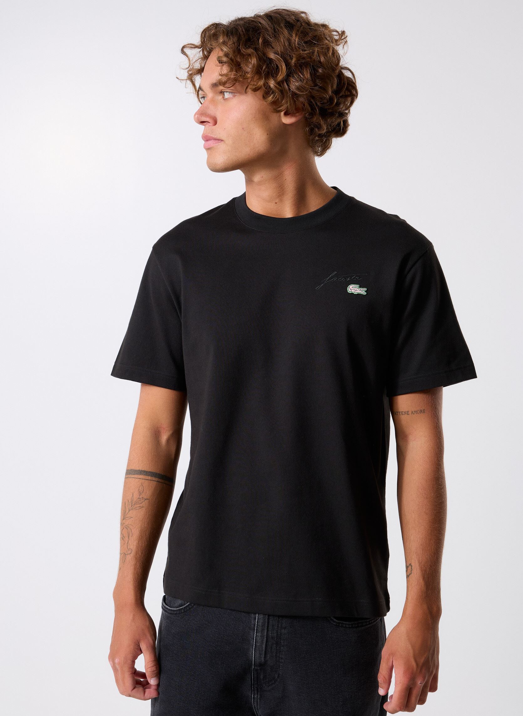 Vêtements Lacoste T Shirt TH5492 pour