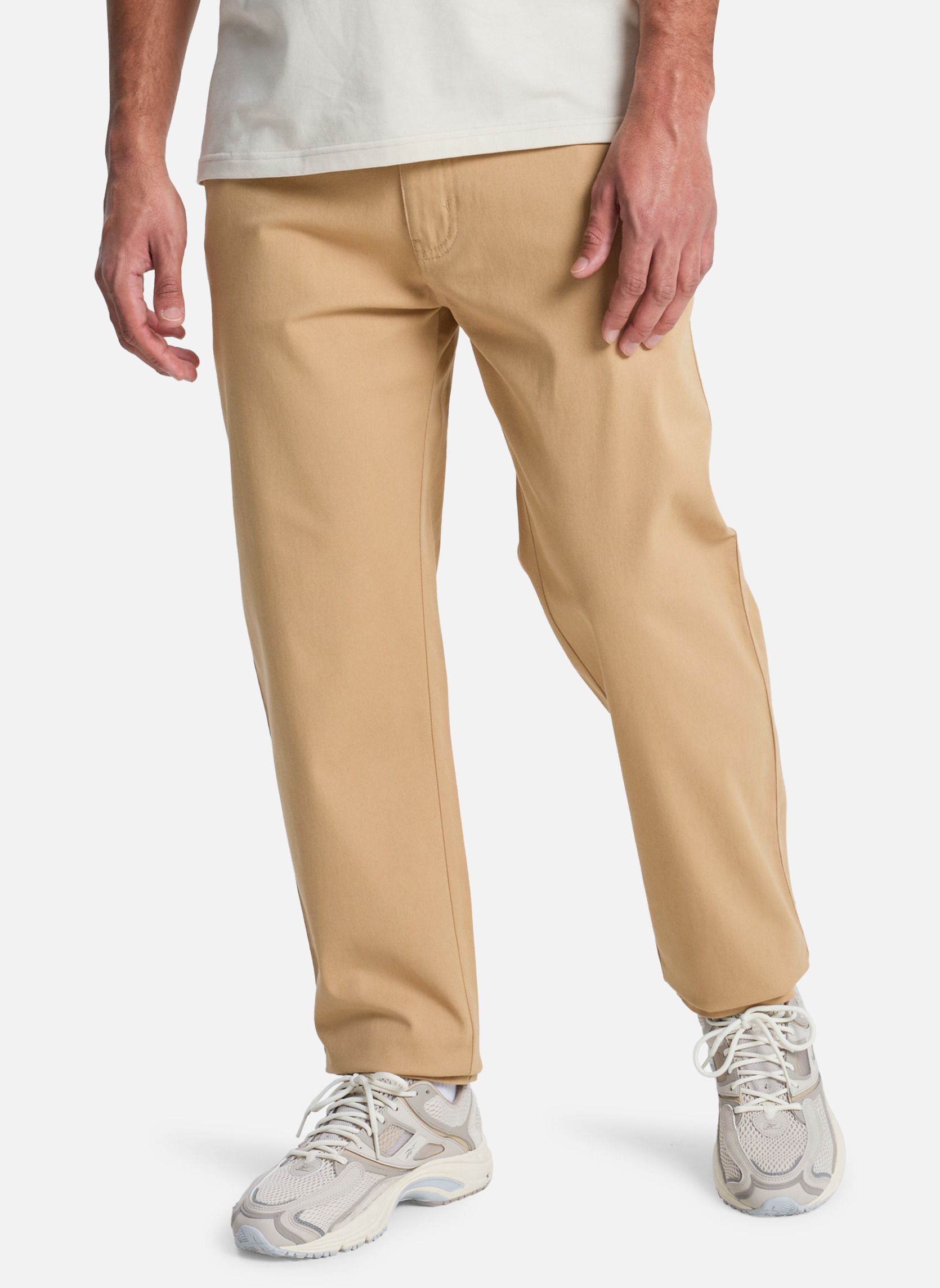Pantalons droits Pantalon UNION STRAIGHT TAPPERED homme beige Quiksilver Pantalons droits Pantalon UNION STRAIGHT TAPPERED homme beige Beige