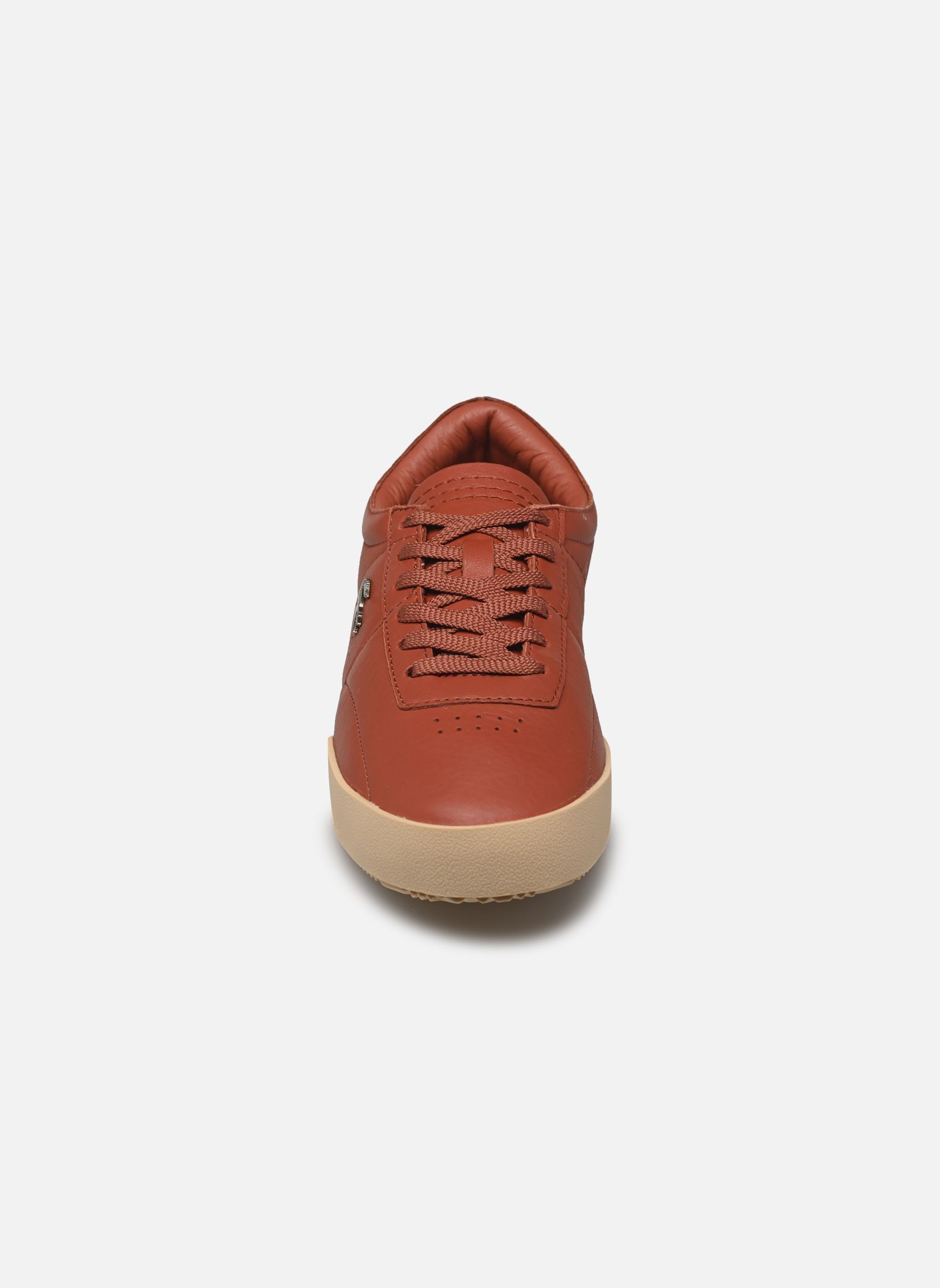 Sneaker AURA damen orange Lacoste Sneaker AURA damen orange DK ORG/LT BRW