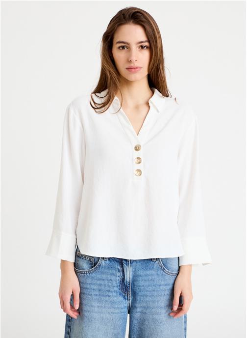 Cache Cache Blouses BLOUVARFLOW femme blanc