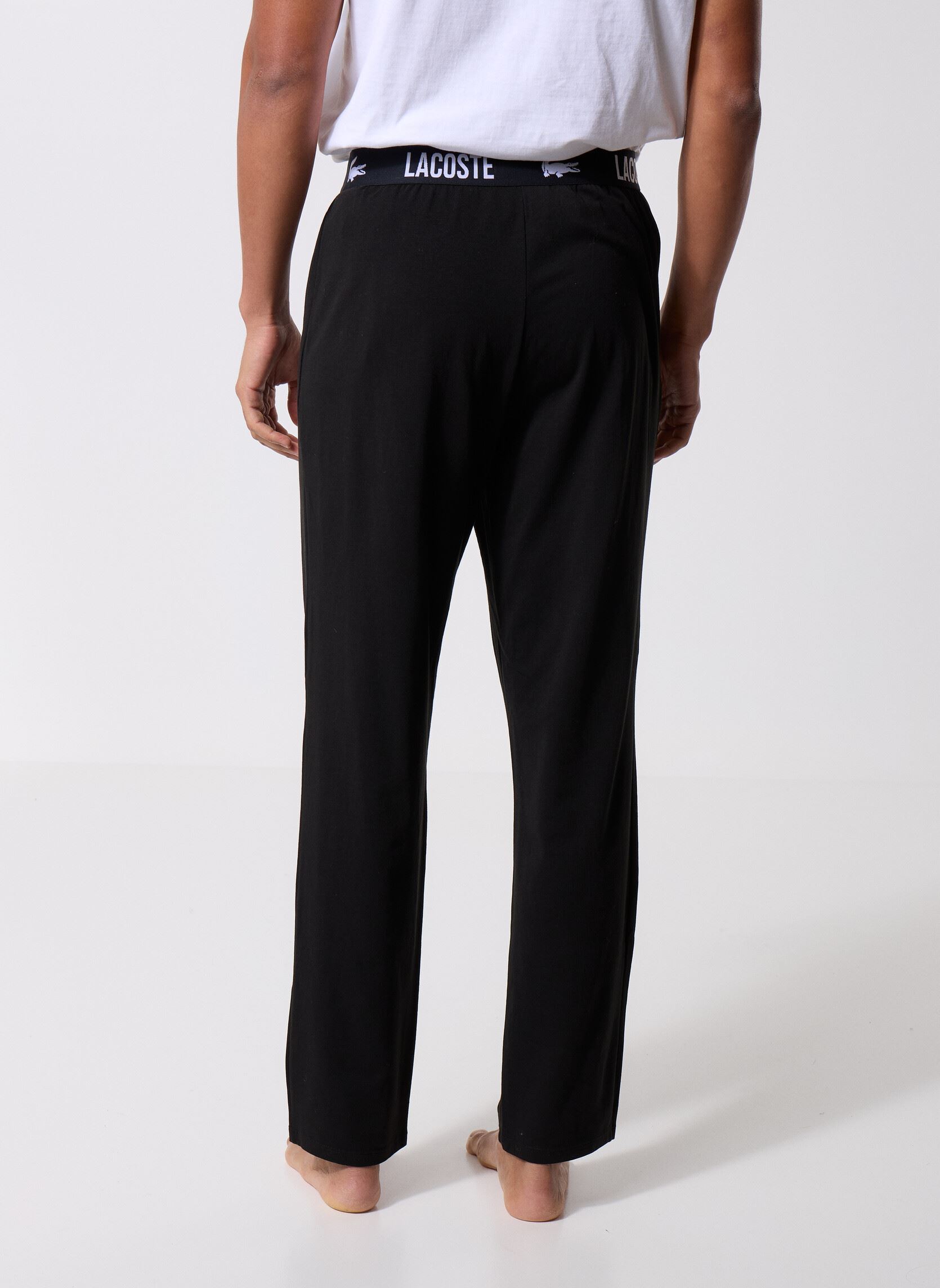 Joggings Bas De Pyjama 3H8302 homme noir Lacoste Joggings Bas De Pyjama 3H8302 homme noir NOIR