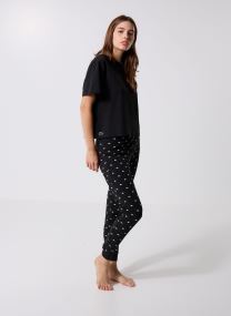 Vêtements Ensemble de pyjama 4F3925 femme noir Lacoste Vêtements Ensemble de pyjama 4F3925 femme noir NOIR/BLANC