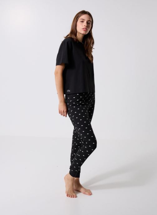 Lacoste Kleding Ensemble de pyjama 4F3925 dames zwart