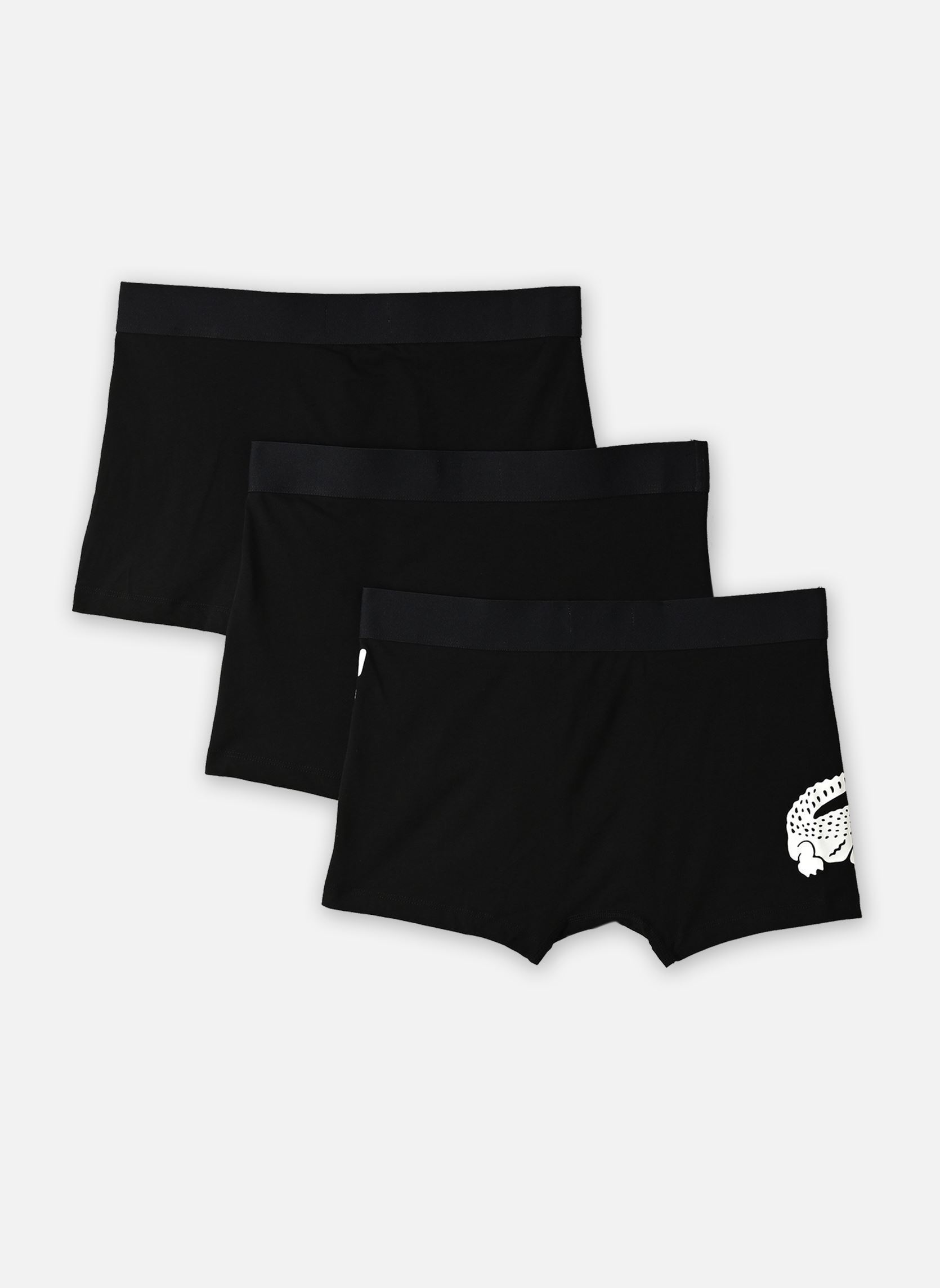 Caleçons Boxer 5H1291 homme noir Lacoste Caleçons Boxer 5H1291 homme noir NOIR/BLANC-NOIR-NOIR