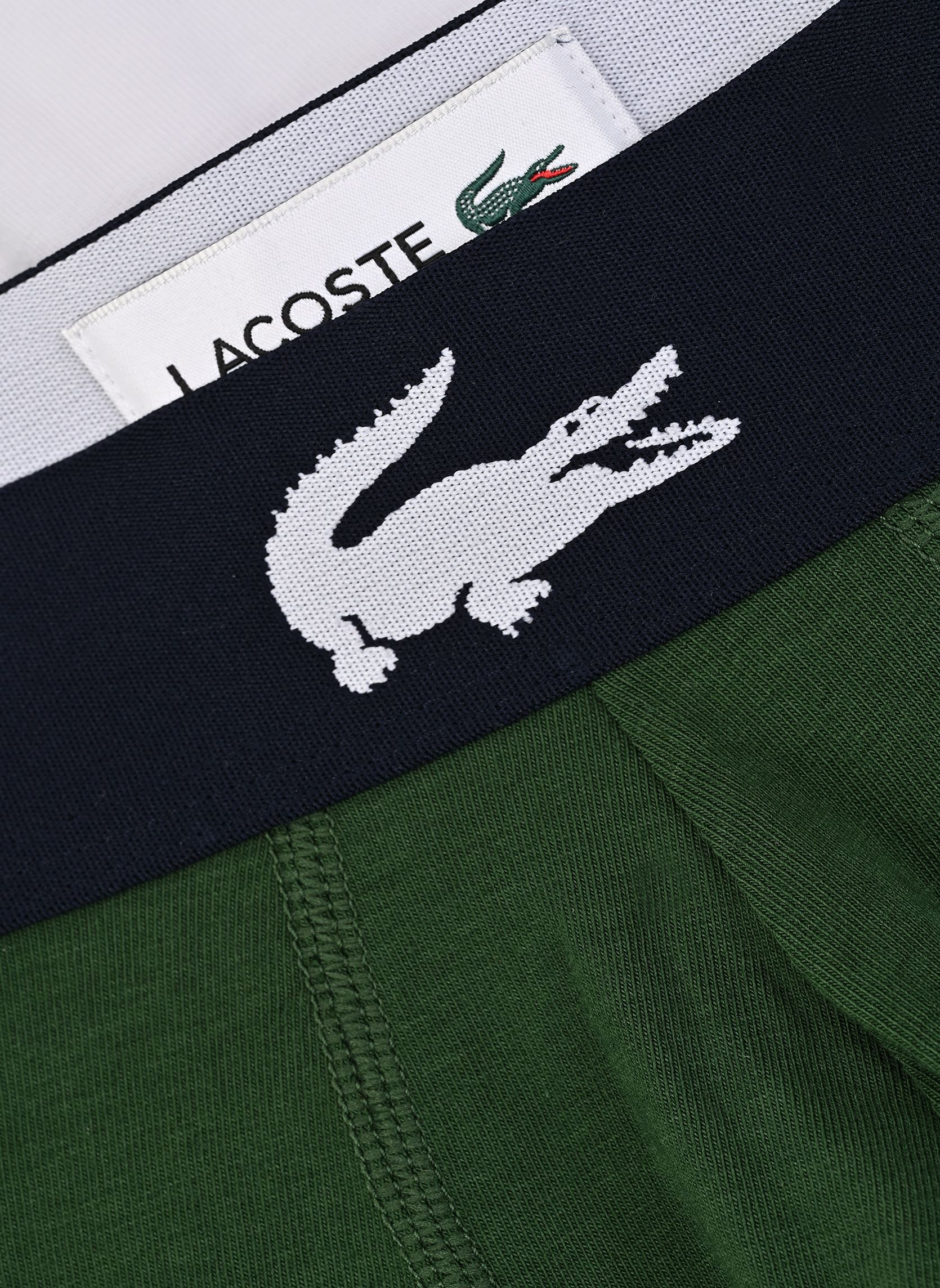 Lange onderbroeken Boxer 5H1291 heren groen Lacoste Lange onderbroeken Boxer 5H1291 heren groen THYM/MARINE-BLANC
