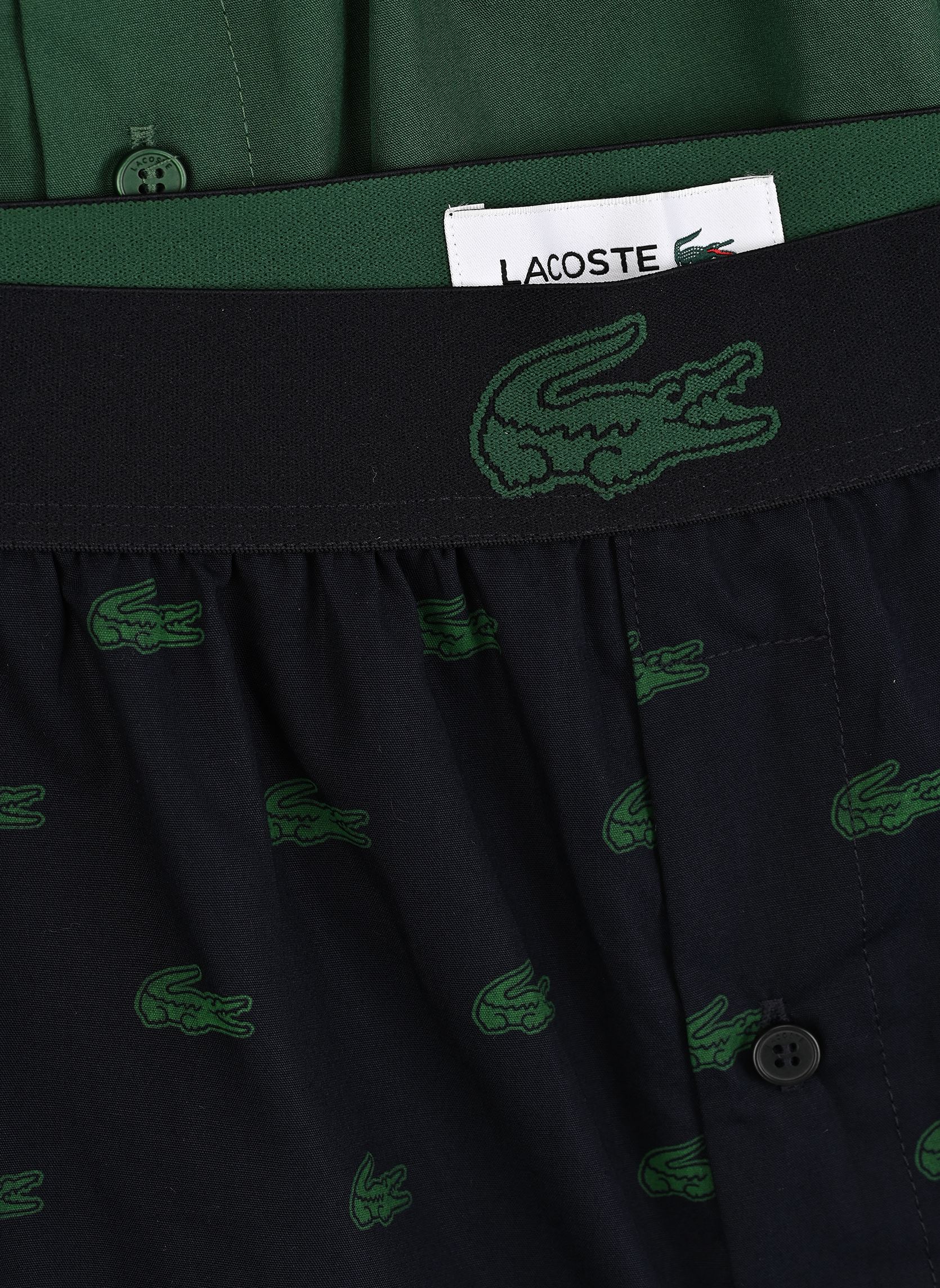 Lange Unterhosen Caleçon 7H4961 herren schwarz Lacoste Lange Unterhosen Caleçon 7H4961 herren schwarz ABIMES/VERT-ABIMES