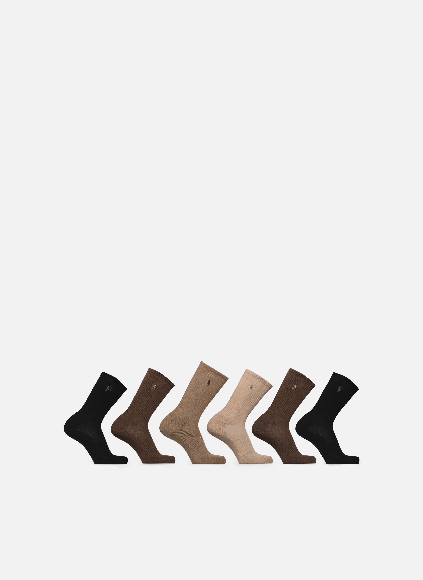 Chaussettes et collants Polo Ralph Lauren Casual Crew Crew Sock 6 Pack pour