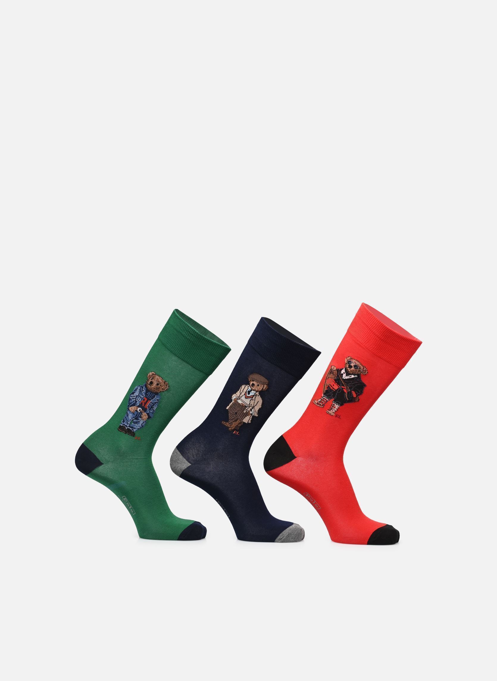 Socquettes Ralph Lauren Coffret 3 paires de chaussettes Bear Unique - vue 3