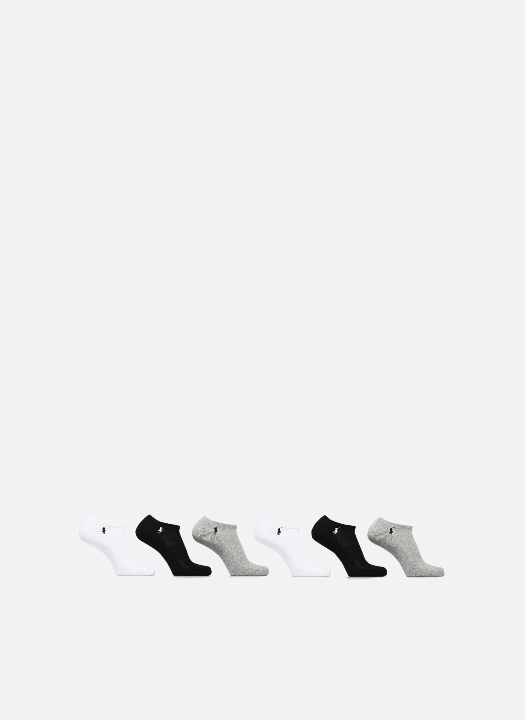 Sneakersocken Low Cut 6Pk-No Show-6 Pack herren grau Polo Ralph Lauren Sneakersocken Low Cut 6Pk-No Show-6 Pack herren grau GREY ASSORTED