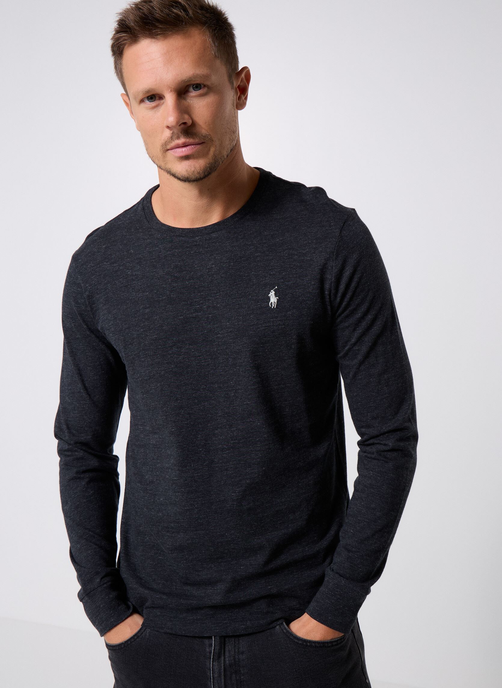 Vêtements Polo Ralph Lauren Lscncmslm5 Long Sleeve T Shirt pour Accessoires - vue 2