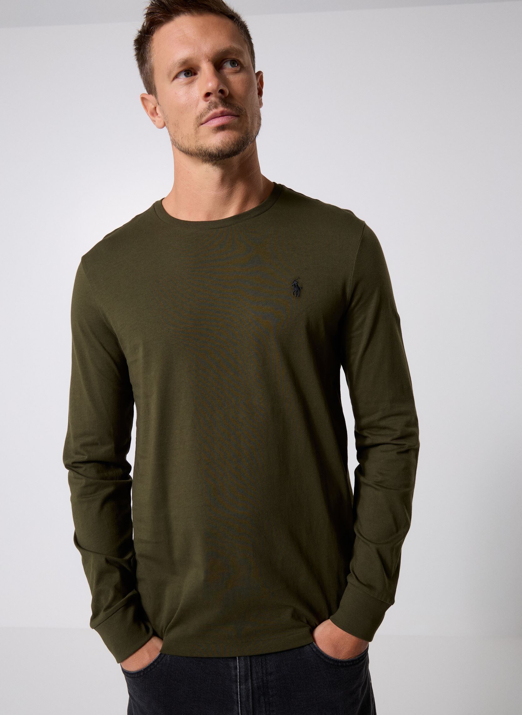 Vêtements Polo Ralph Lauren Lscncmslm5 Long Sleeve T Shirt pour Accessoires