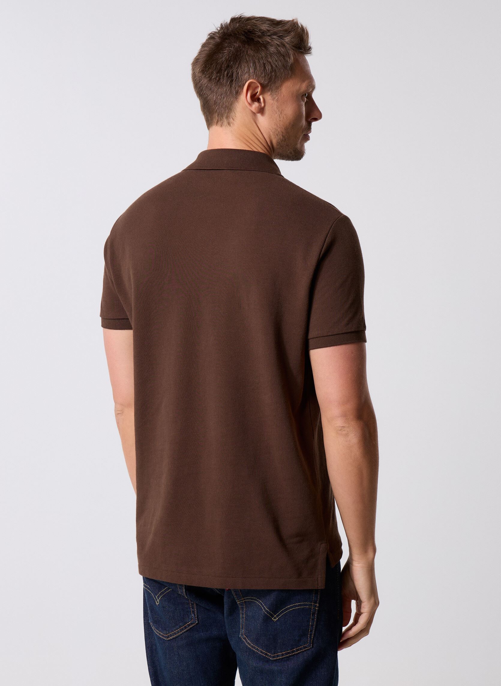 Polos Sskccmslm1-Short Sleeve-Knit homme marron Polo Ralph Lauren Polos Sskccmslm1-Short Sleeve-Knit homme marron NUTMEG BROWN/C8569