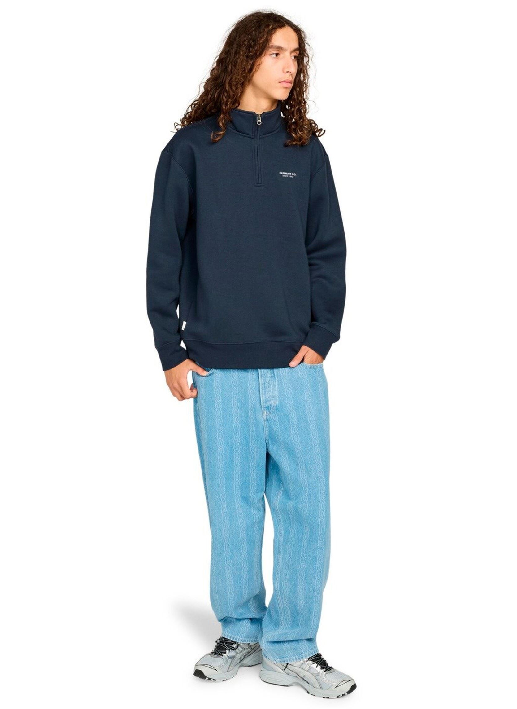 Sweatshirts Element Co Quarter Zip heren blauw Element Sweatshirts Element Co Quarter Zip heren blauw Eclipse Navy
