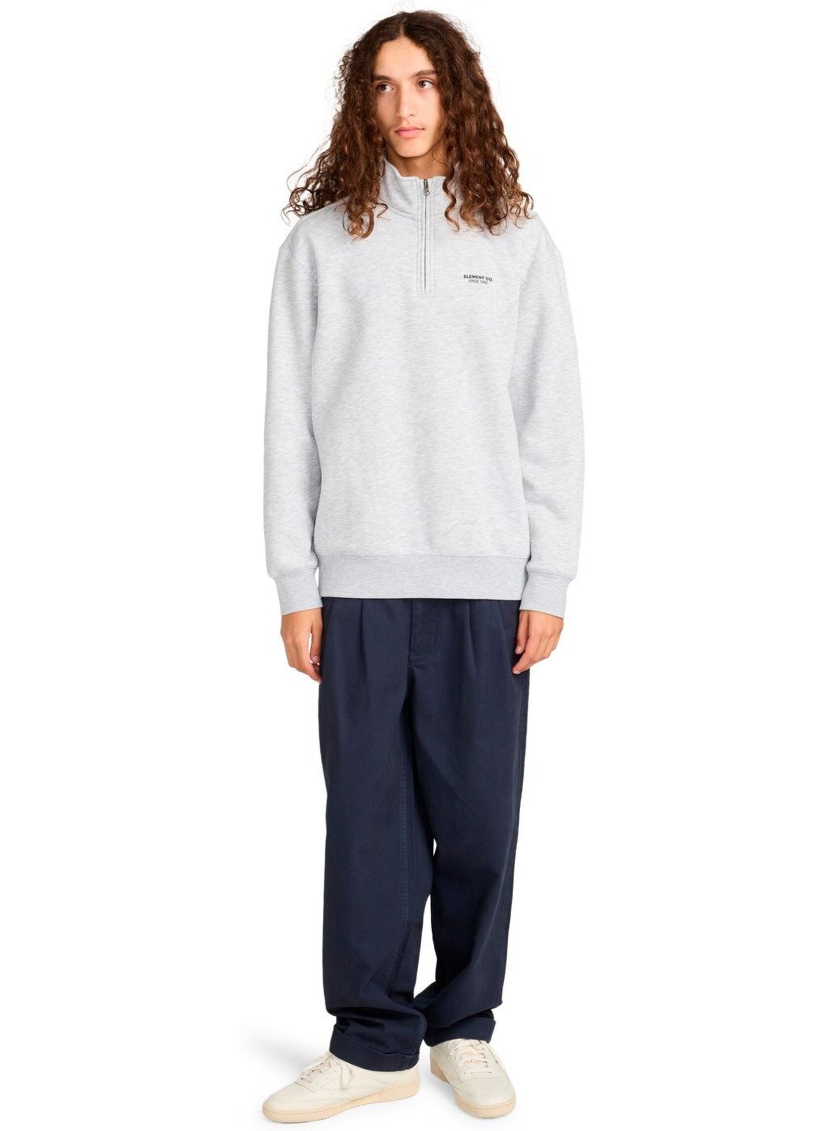 Sudaderas Element Co Quarter Zip hombre gris Element Sudaderas Element Co Quarter Zip hombre gris MID GREY HEATHER