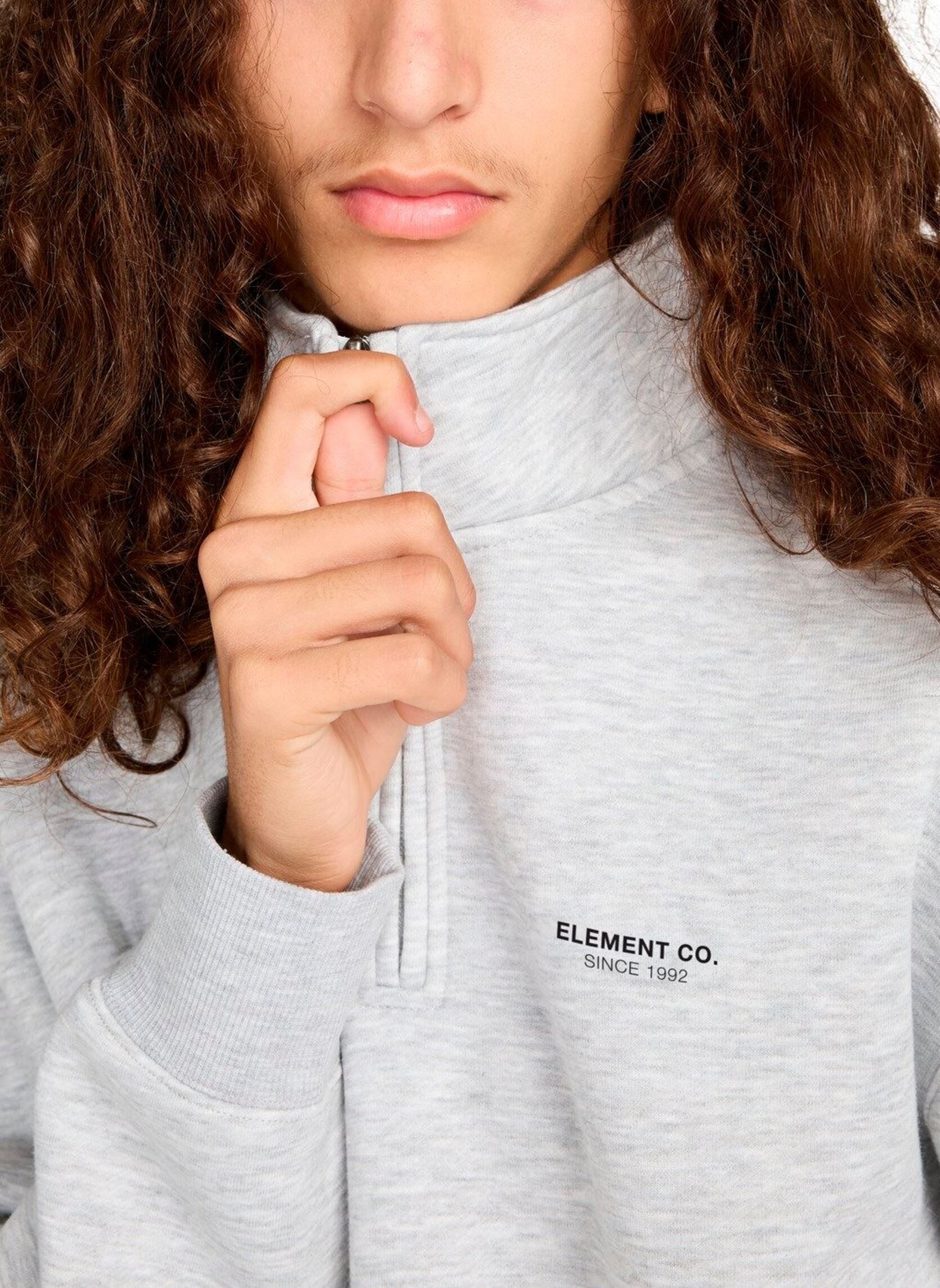 Sudaderas Element Co Quarter Zip hombre gris Element Sudaderas Element Co Quarter Zip hombre gris MID GREY HEATHER