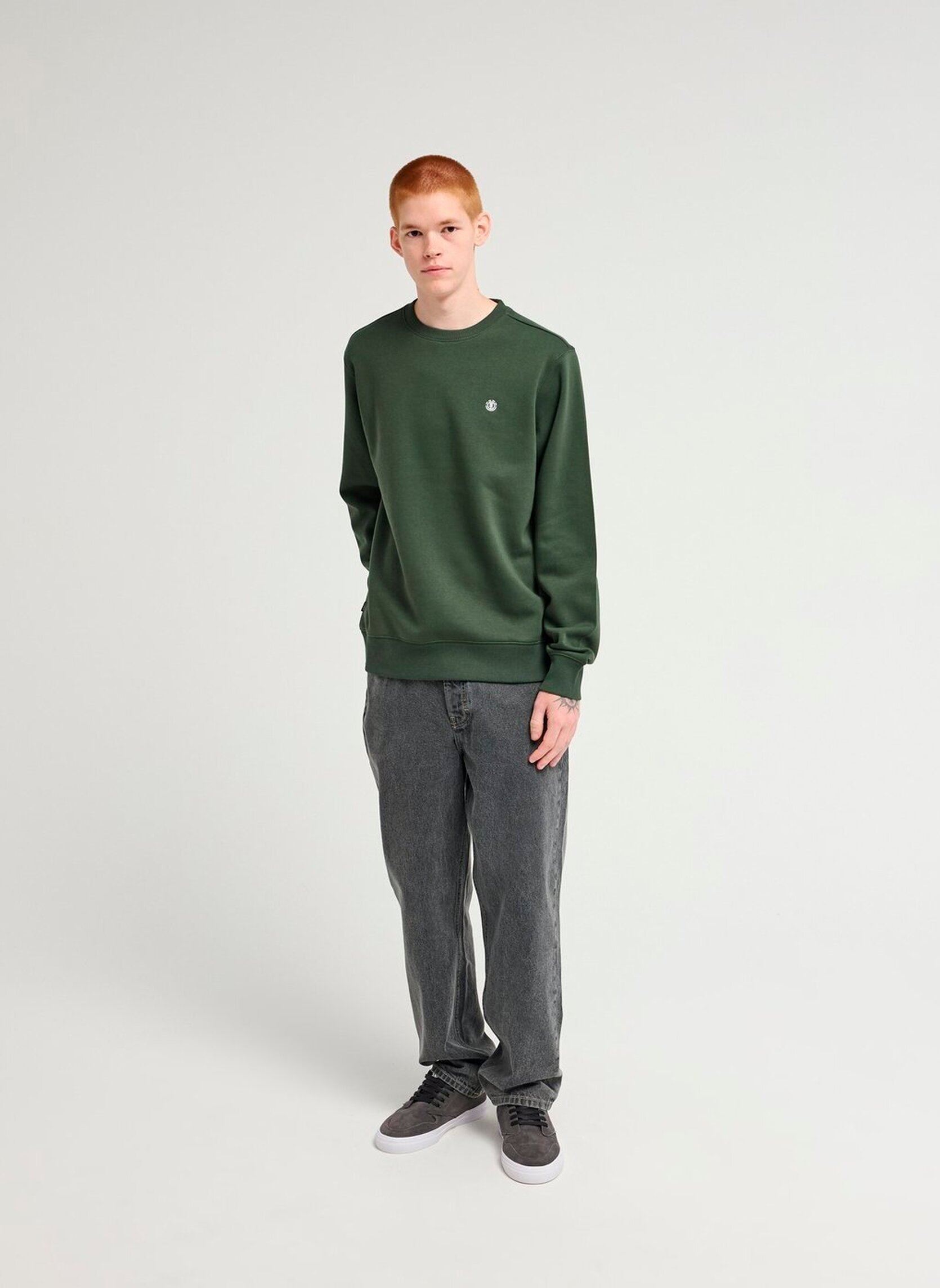 Sweatshirts Icon Embroidery Cr herren khaki Element Sweatshirts Icon Embroidery Cr herren khaki DEEP FOREST
