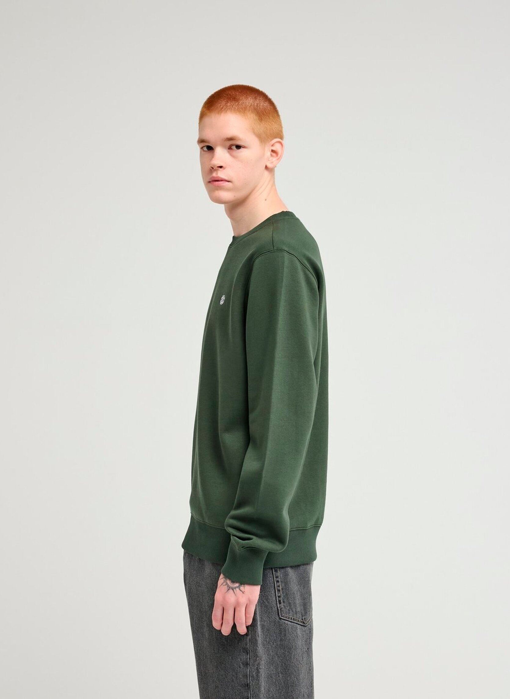 Sweatshirts Icon Embroidery Cr herren khaki Element Sweatshirts Icon Embroidery Cr herren khaki DEEP FOREST