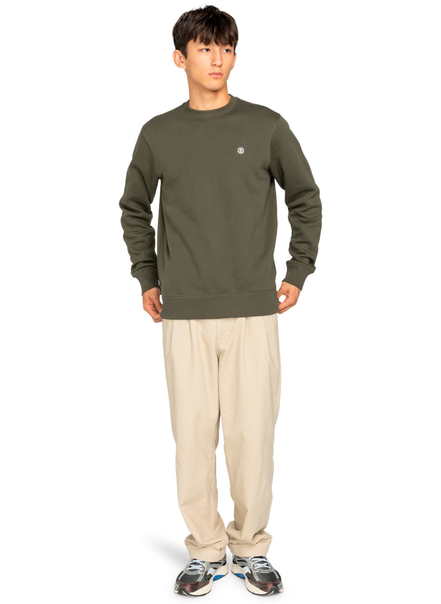 Sweats Icon Embroidery Cr homme vert Element Sweats Icon Embroidery Cr homme vert FOREST NIGHT