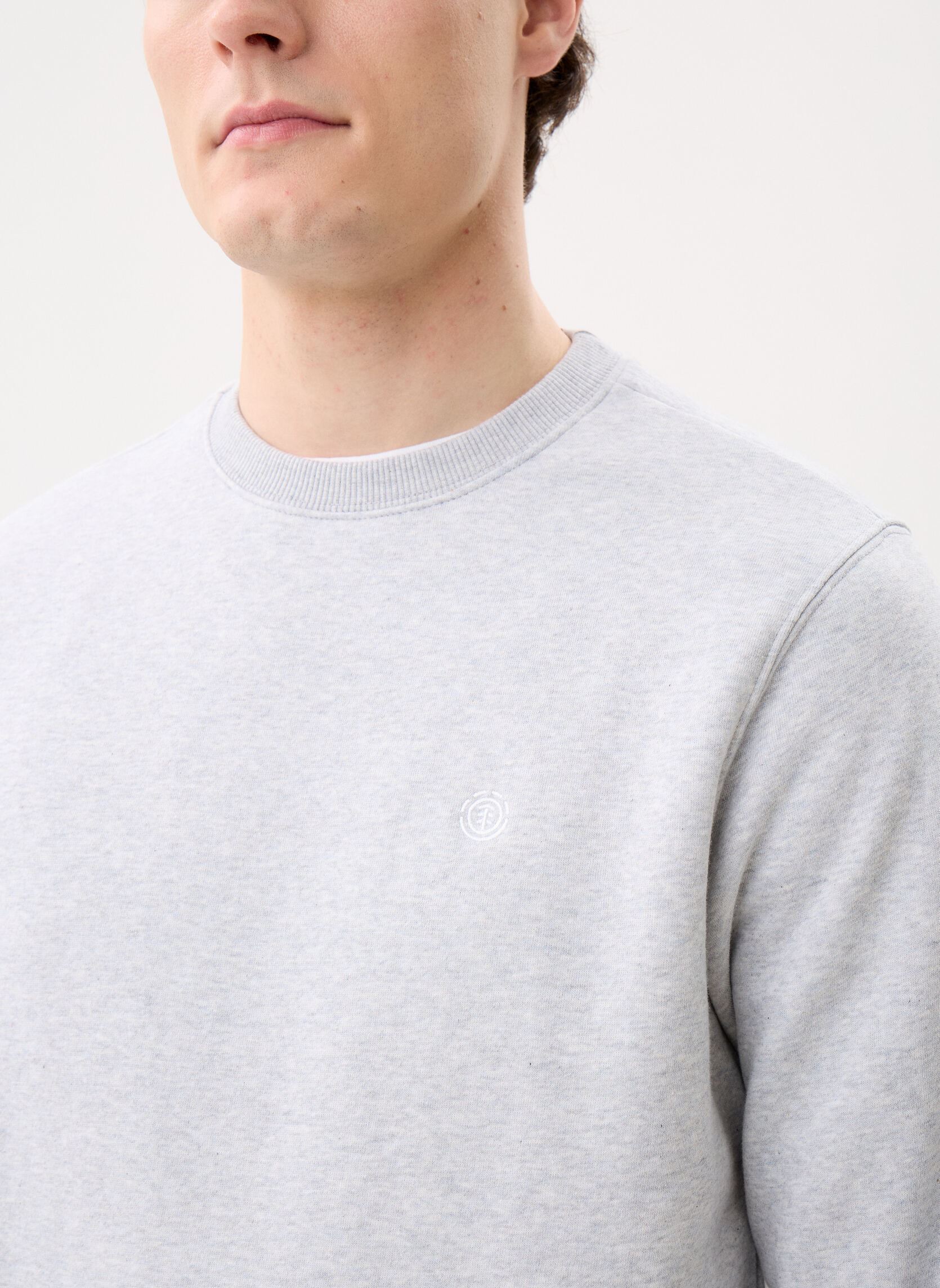 Sweatshirts Icon Embroidery Cr heren grijs Element Sweatshirts Icon Embroidery Cr heren grijs MID GREY HEATHER