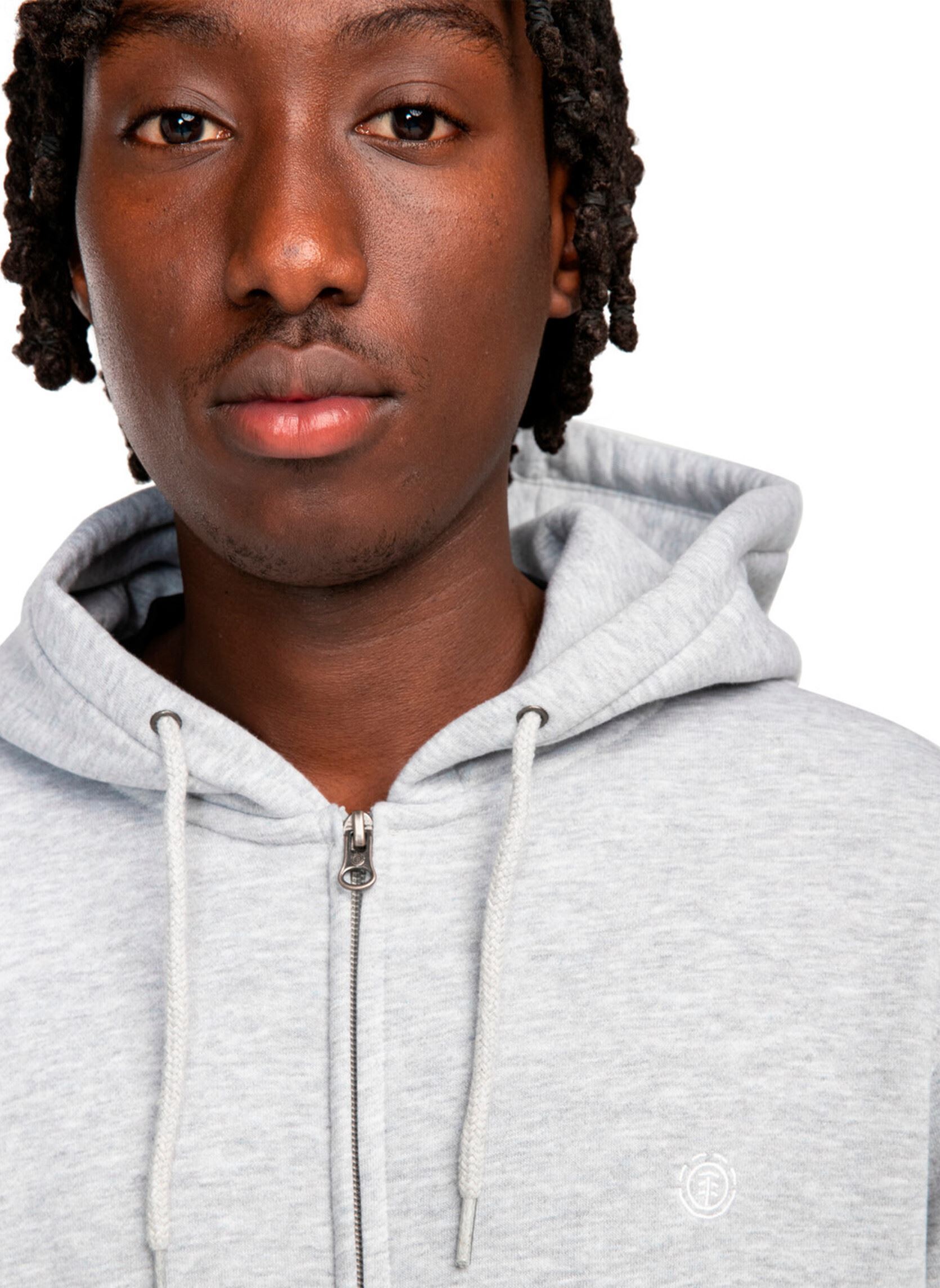 Sudaderas con cremallera Icon Embroidery Zh hombre gris Element Sudaderas con cremallera Icon Embroidery Zh hombre gris MID GREY HEATHER