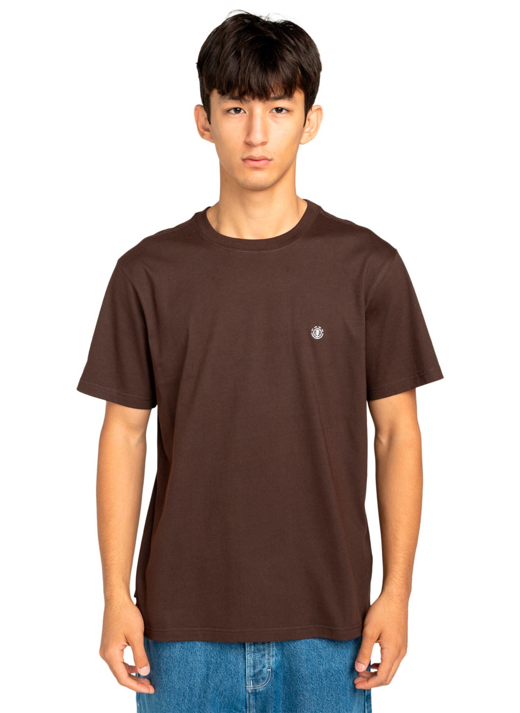Tee-shirts manches courtes Crail Ss homme marron Element Tee-shirts manches courtes Crail Ss homme marron JAVA