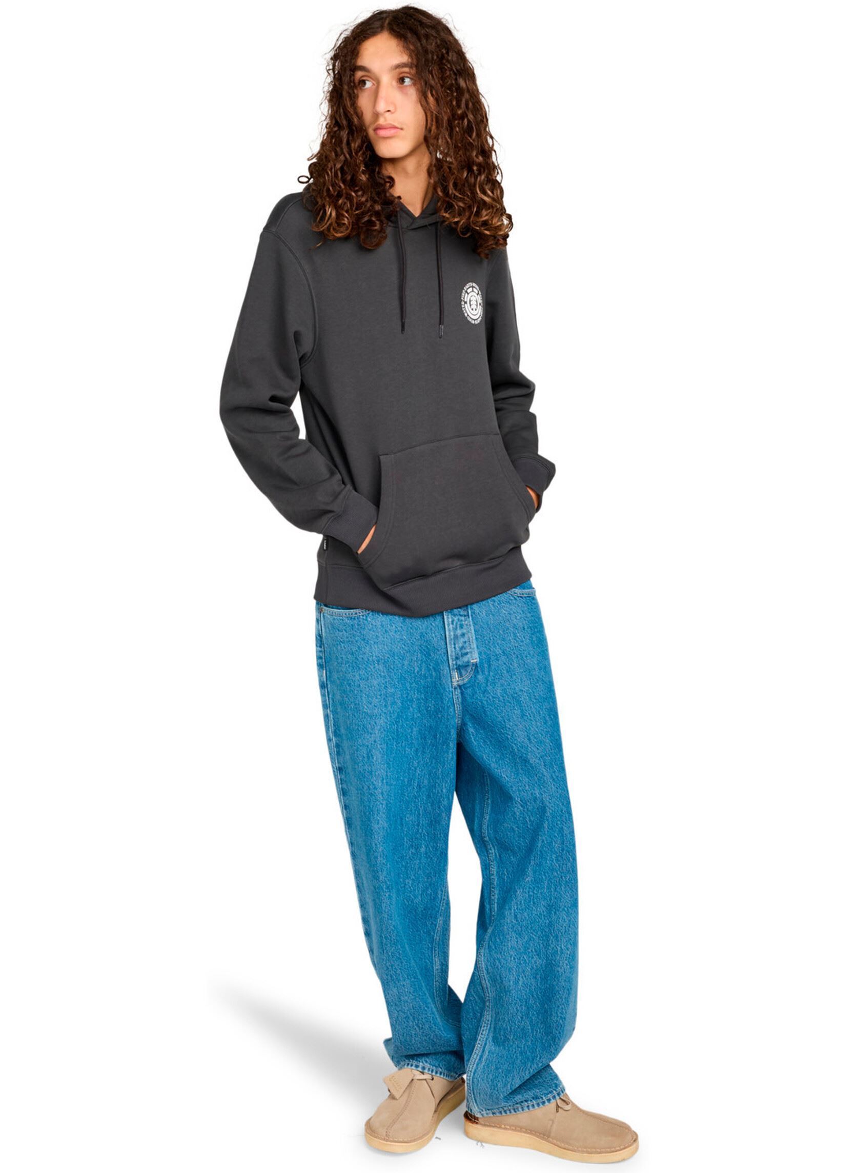 Sweats à capuche Seal Bp Po homme noir Element Sweats à capuche Seal Bp Po homme noir OFF BLACK