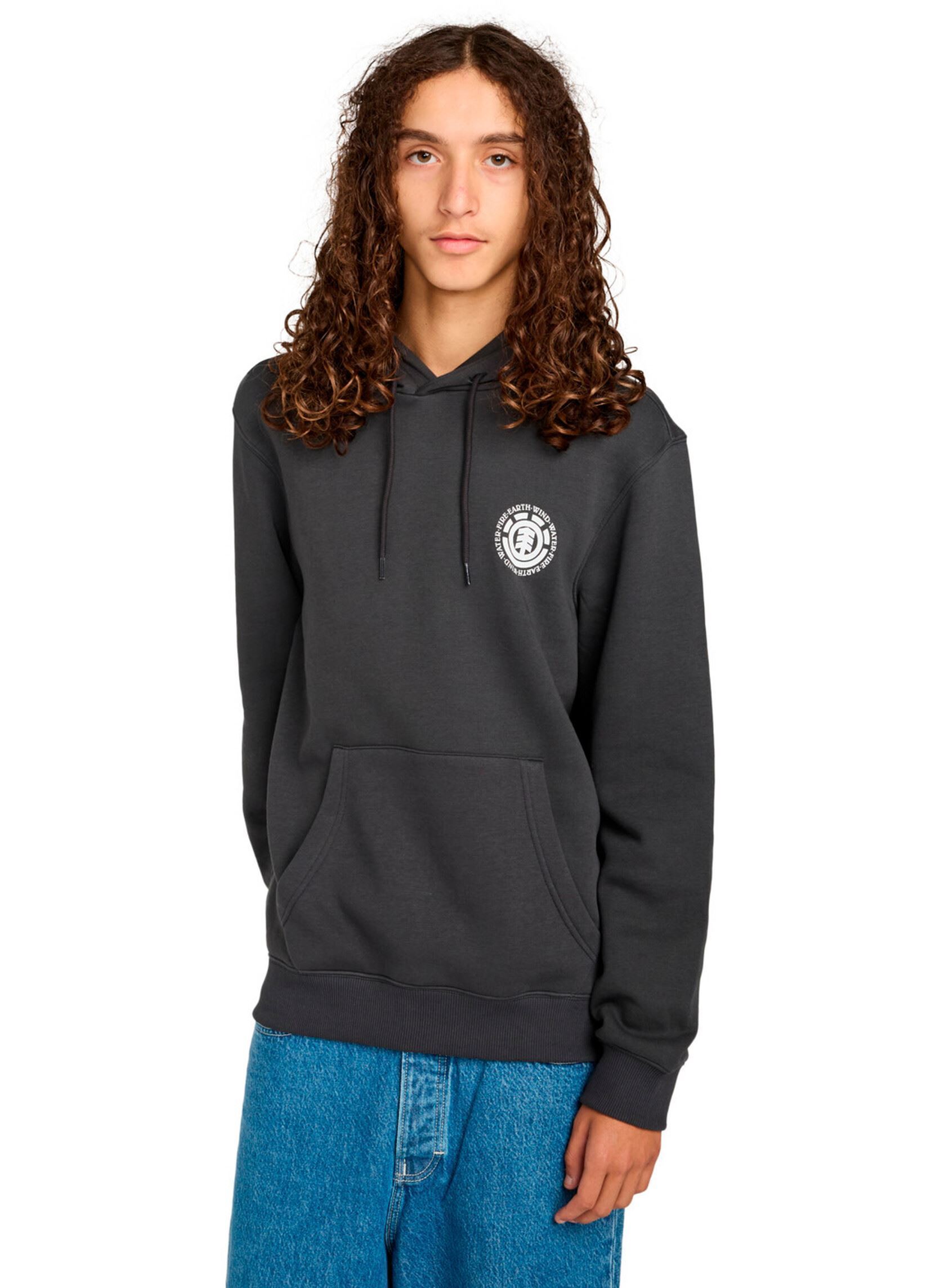 Sweats à capuche Seal Bp Po homme noir Element Sweats à capuche Seal Bp Po homme noir OFF BLACK