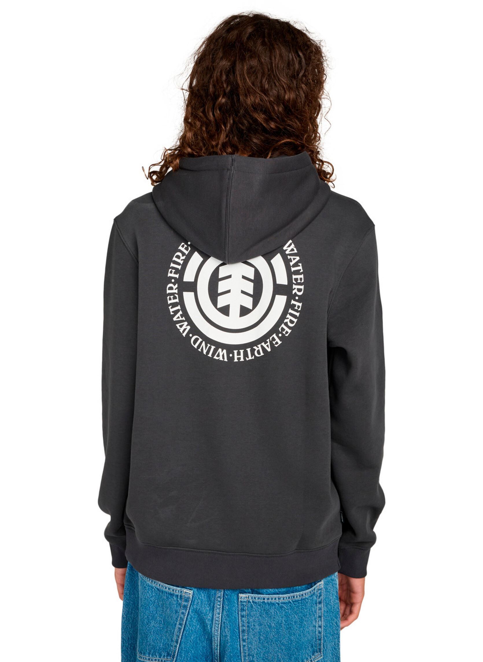 Sweats à capuche Seal Bp Po homme noir Element Sweats à capuche Seal Bp Po homme noir OFF BLACK