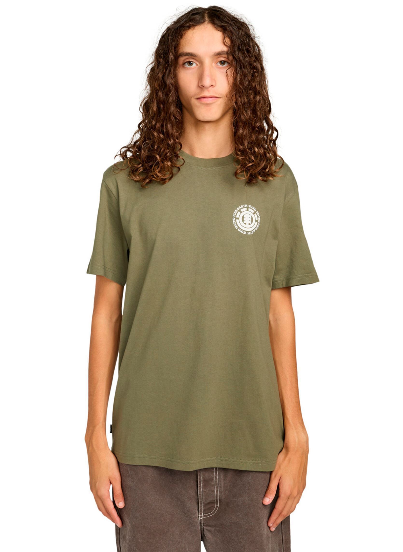 Element SEAL BP SS - T-shirt con stampa - ecn/blu