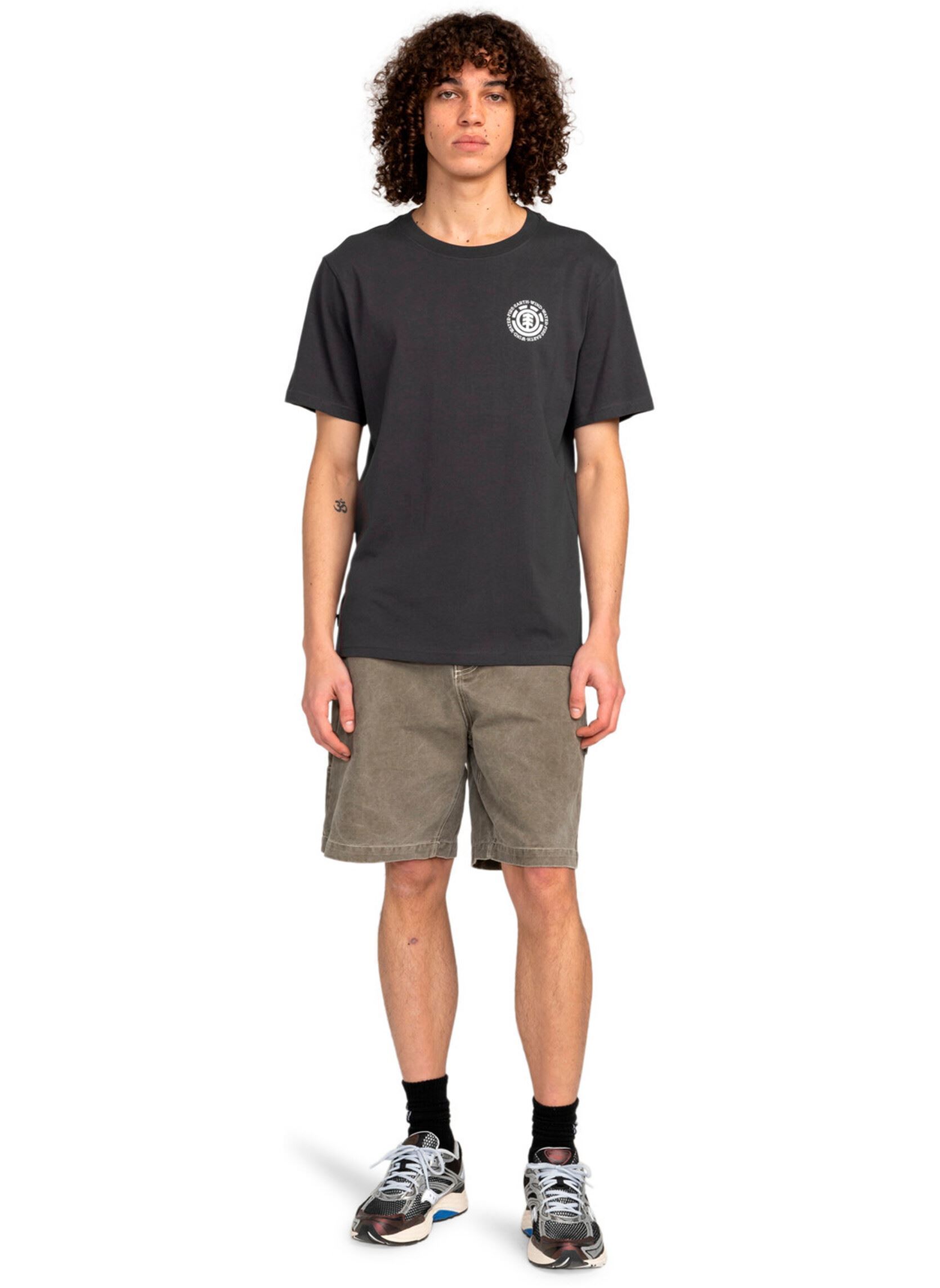 T-shirts met korte mouwen Seal Bp Ss heren zwart Element T-shirts met korte mouwen Seal Bp Ss heren zwart Off black