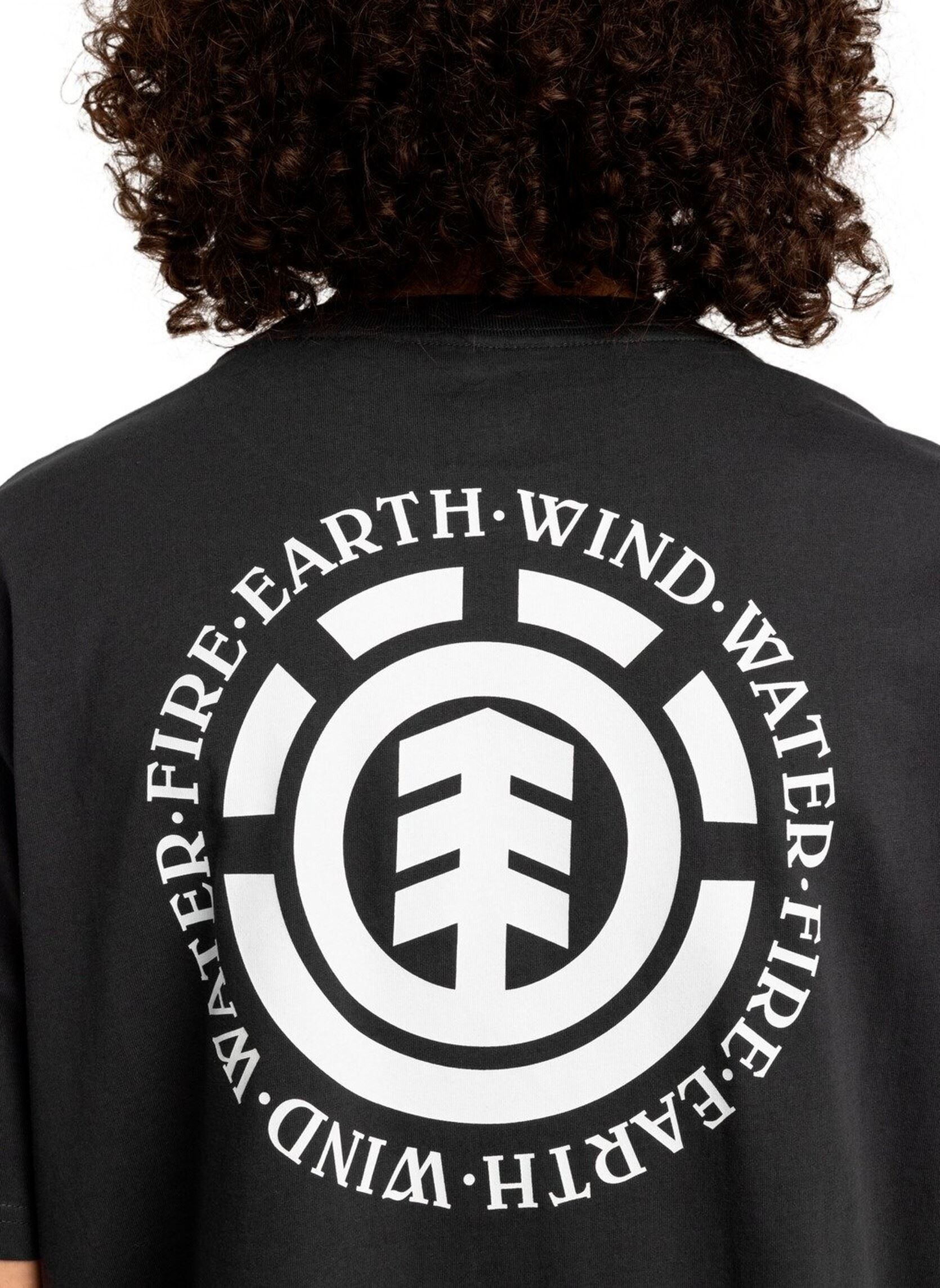 T-shirts met korte mouwen Seal Bp Ss heren zwart Element T-shirts met korte mouwen Seal Bp Ss heren zwart Off black